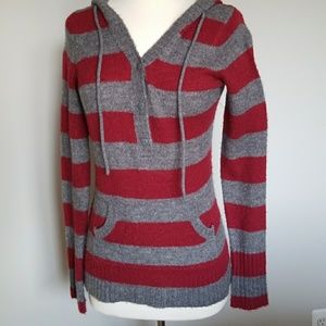 Striped Hooded Sweater